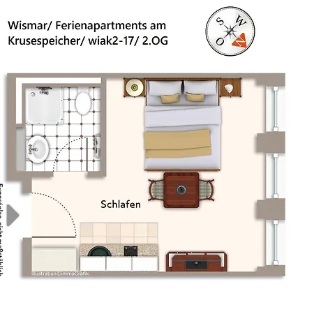 Apartment Ferienapartments Am Krusespeicher Ferienapartments Am Krusespeicher 2-17 *